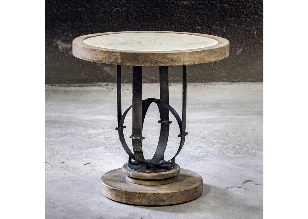 25841 Uttermost Sydney Light Oak Side Table