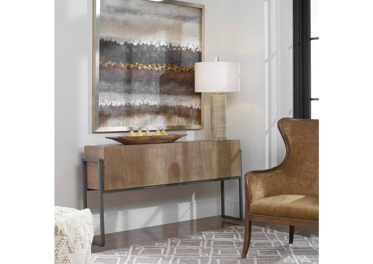 25402 Uttermost Nevis Contemporary Console Table