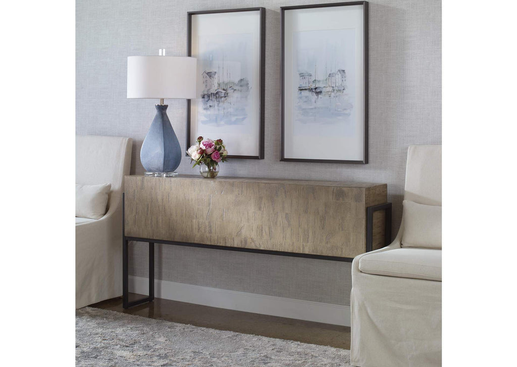 25402 Uttermost Nevis Contemporary Console Table