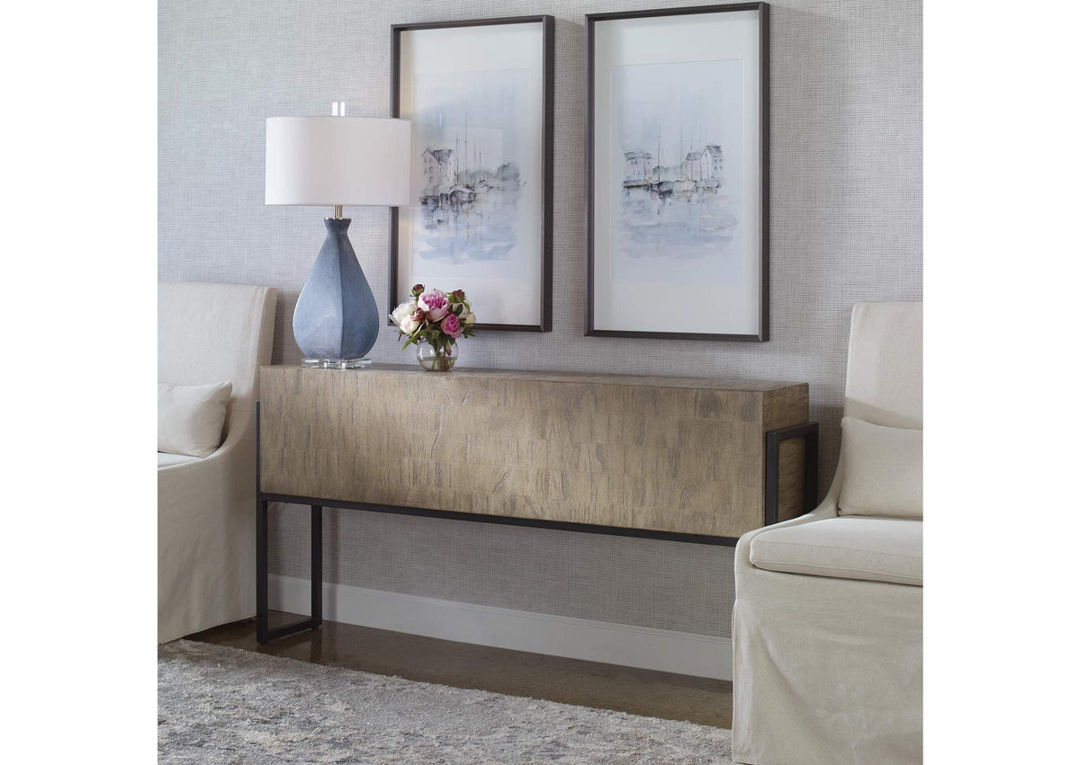 25402 Uttermost Nevis Contemporary Console Table