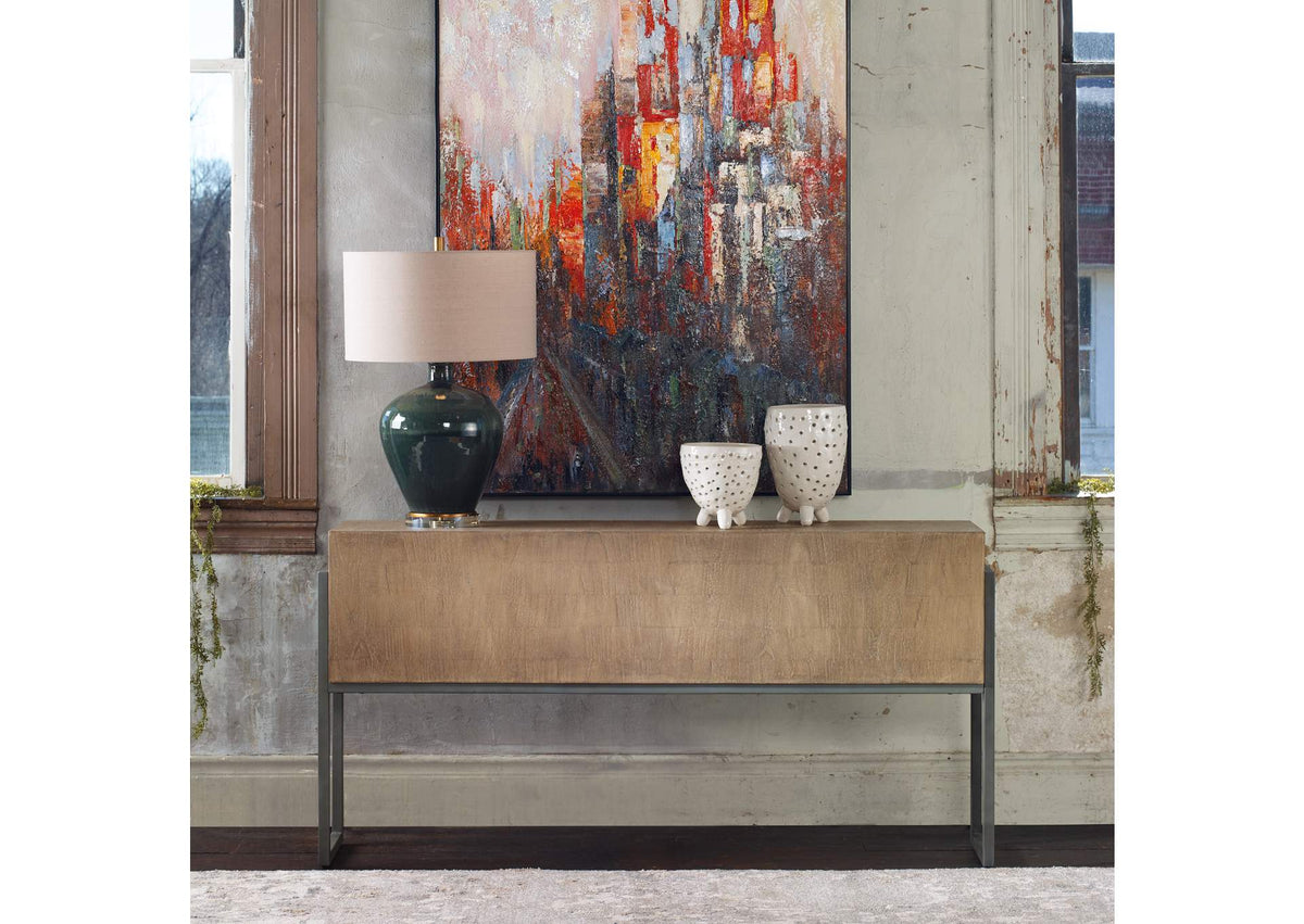 25402 Uttermost Nevis Contemporary Console Table