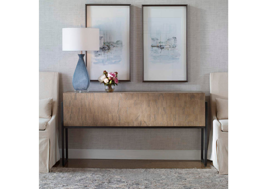 25402 Uttermost Nevis Contemporary Console Table