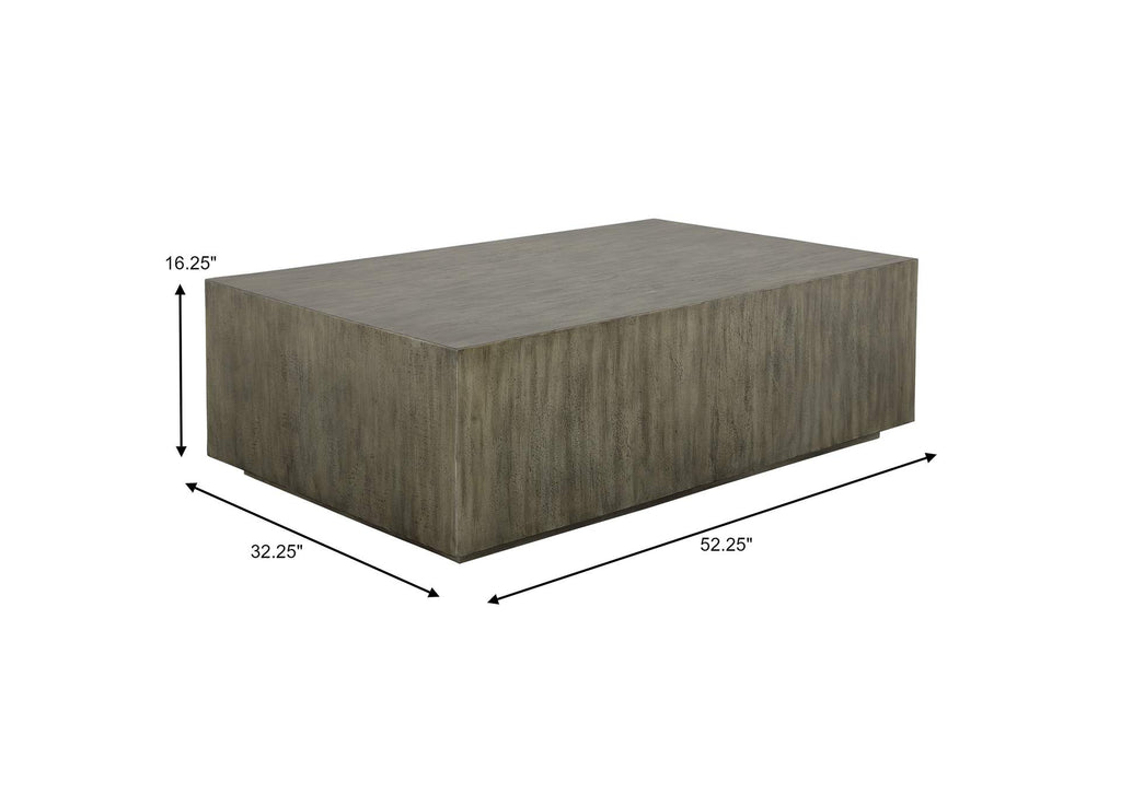 25443 Uttermost Kareem Modern Gray Coffee Table