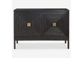 24916 Uttermost Aiken Dark Walnut Door Cabinet