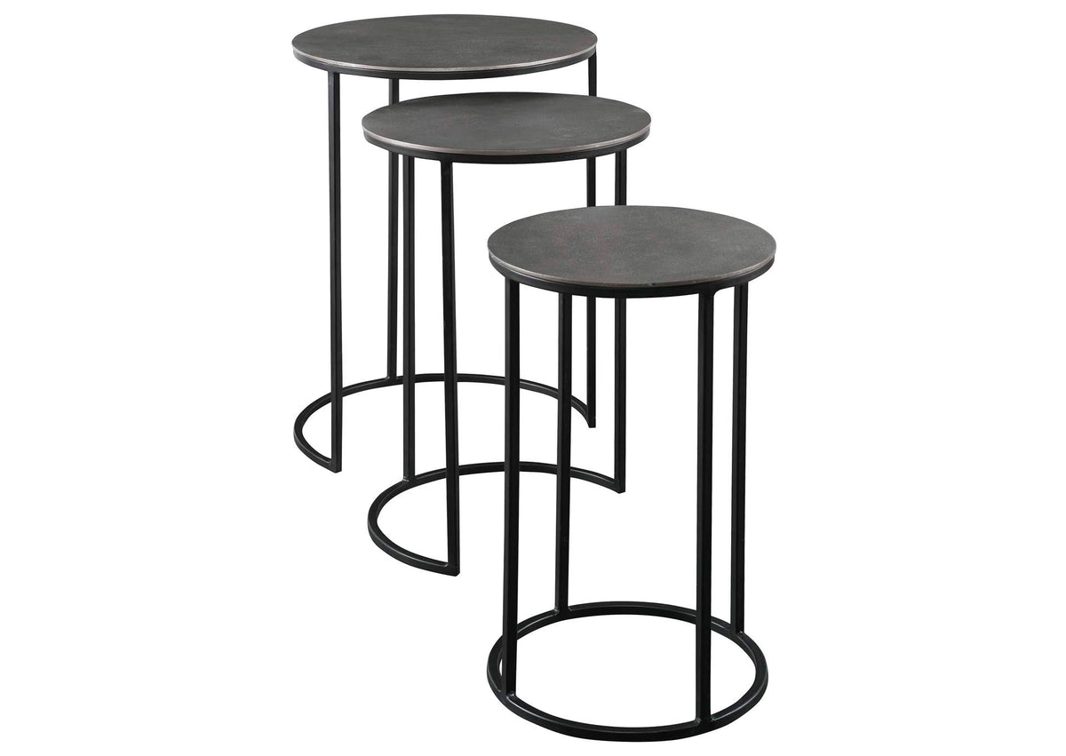 25057 Uttermost Erik Metal Nesting Tables