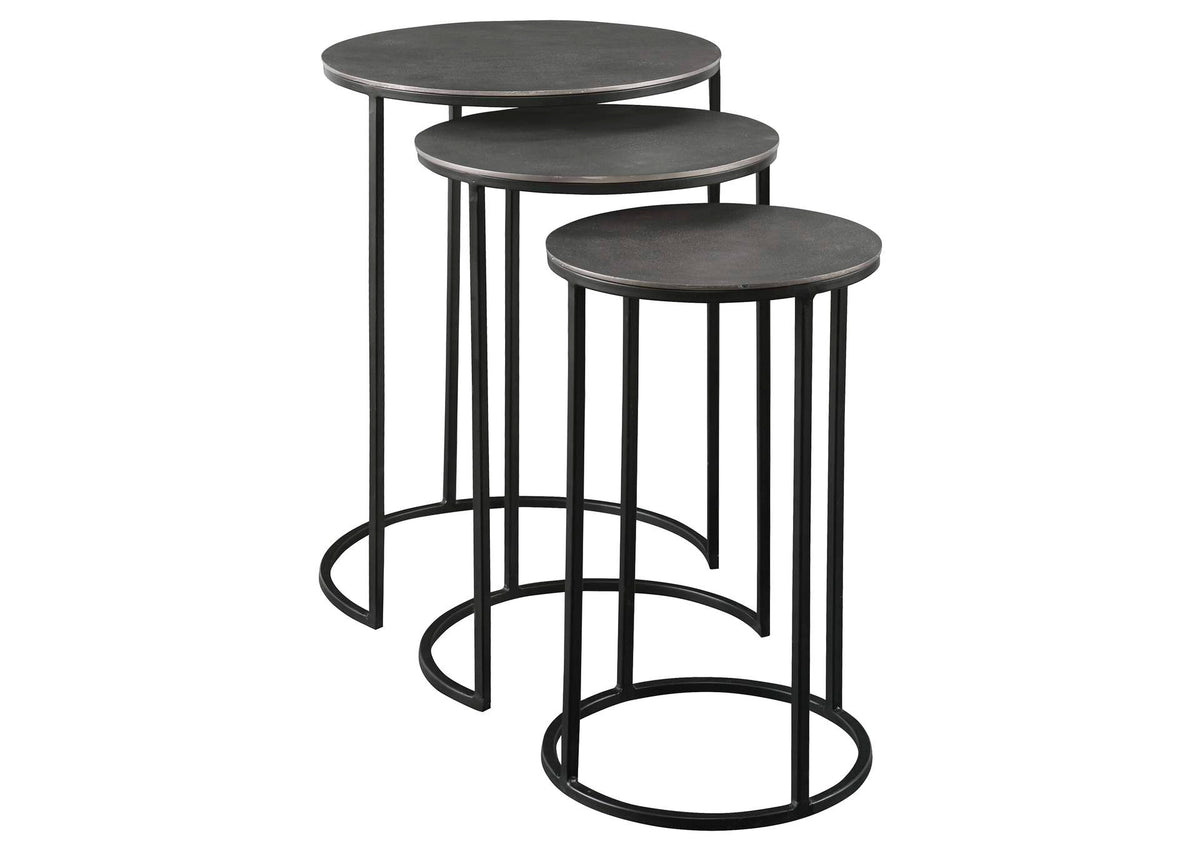 25057 Uttermost Erik Metal Nesting Tables