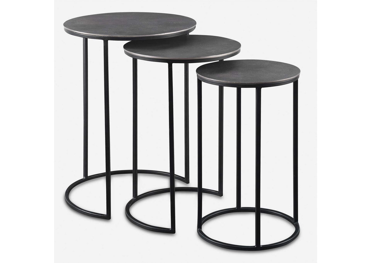 25057 Uttermost Erik Metal Nesting Tables