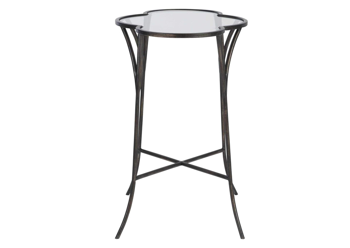 25368 Uttermost Adhira Glass Accent Table
