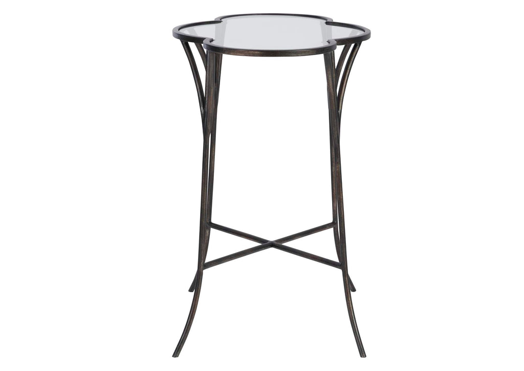 25368 Uttermost Adhira Glass Accent Table