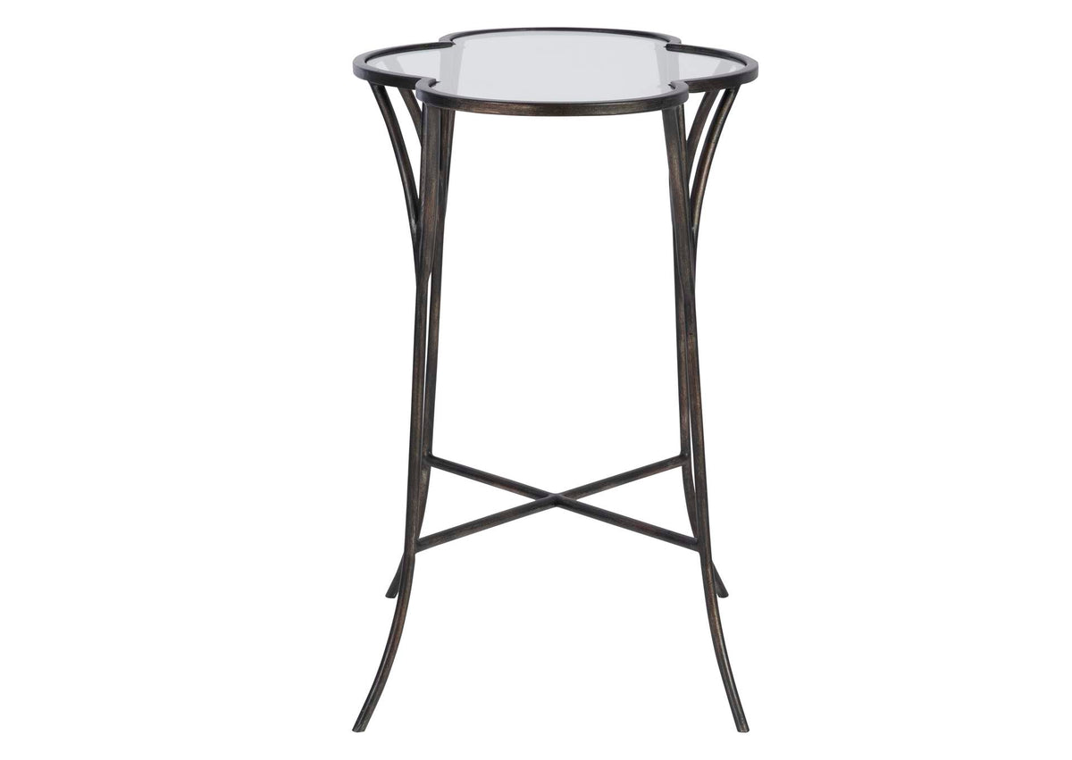 25368 Uttermost Adhira Glass Accent Table