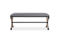 23527 Uttermost Braddock Striped Bench
