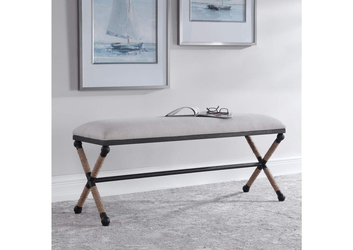 23528 Uttermost Firth Oatmeal Bench