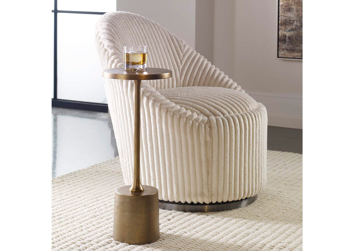 25061 Uttermost Sanaga Drink Table Gold