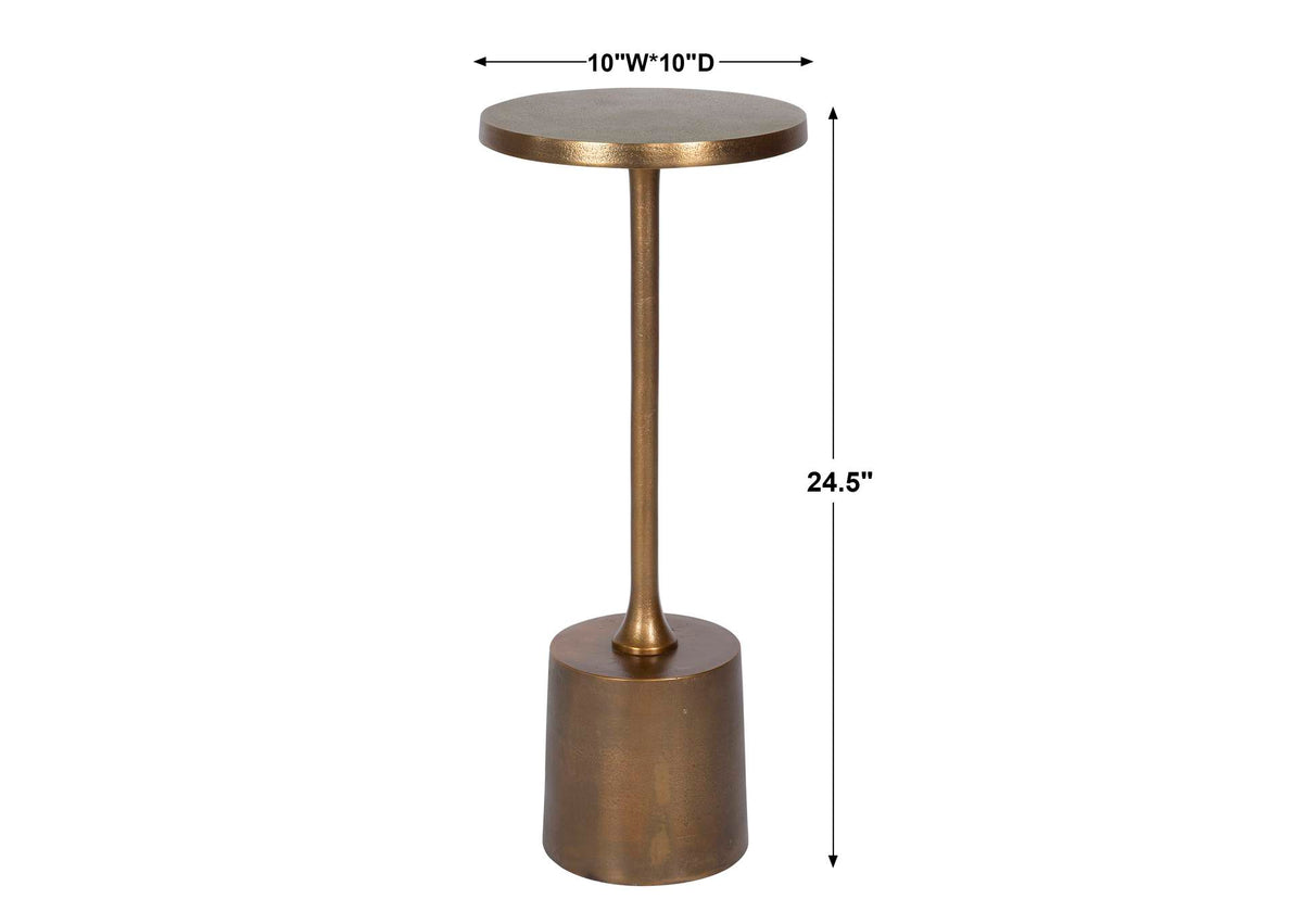 25061 Uttermost Sanaga Drink Table Gold