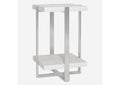 25375 Uttermost Arnaut White Accent Table