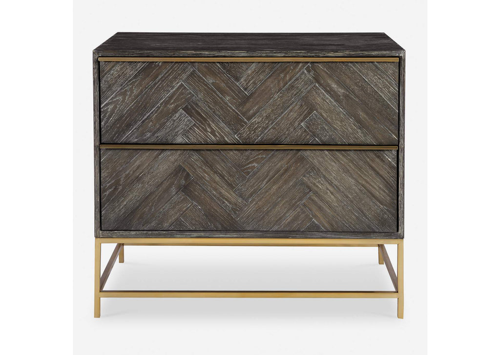25376 Uttermost Armistead Dark Walnut Drawer Chest
