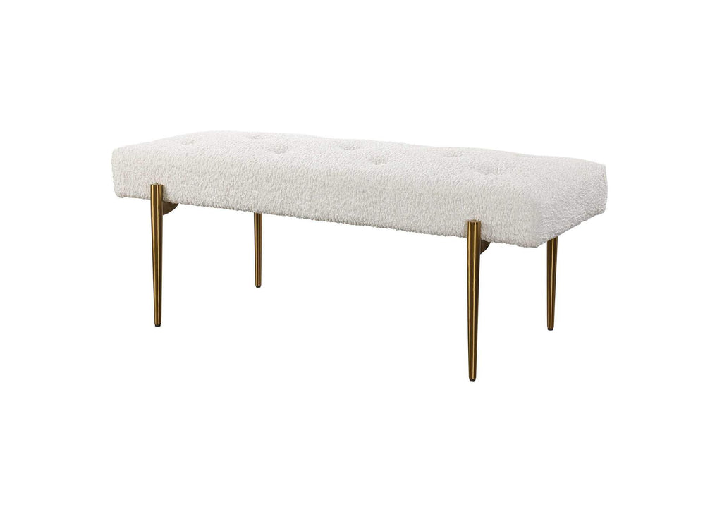 23572 Uttermost Olivier White Bench