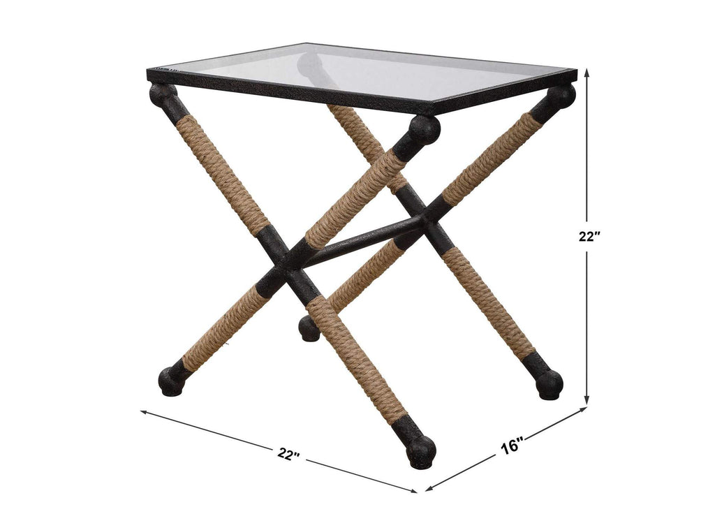 24983 Uttermost Braddock Coastal Accent Table