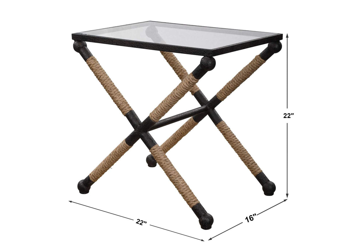 24983 Uttermost Braddock Coastal Accent Table