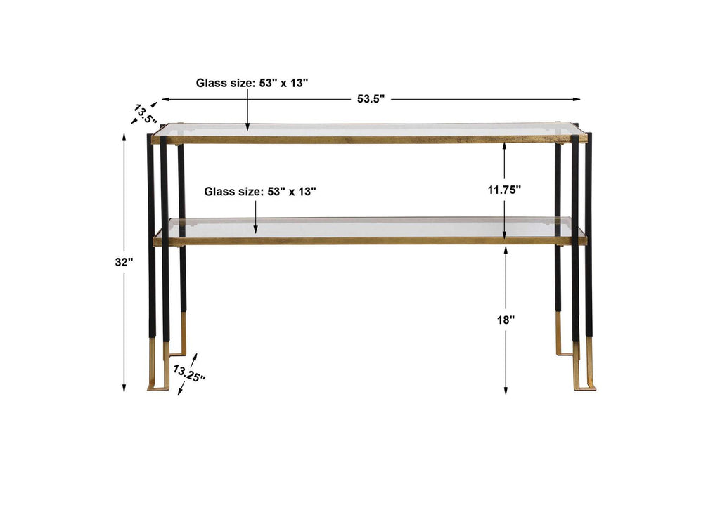 24978 Uttermost Kentmore Modern Console Table