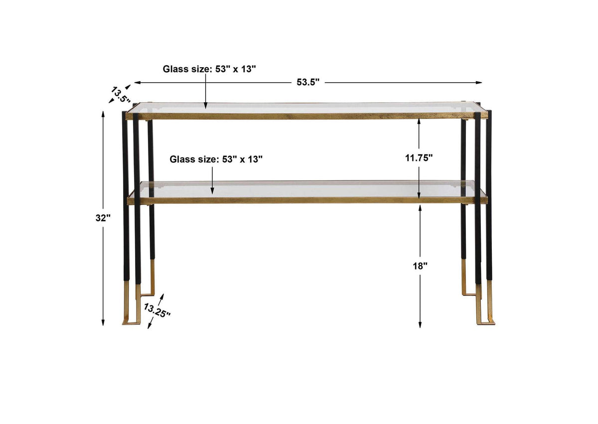 24978 Uttermost Kentmore Modern Console Table