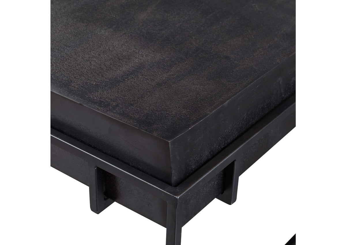 25111 Uttermost Telone Modern Black Coffee Table