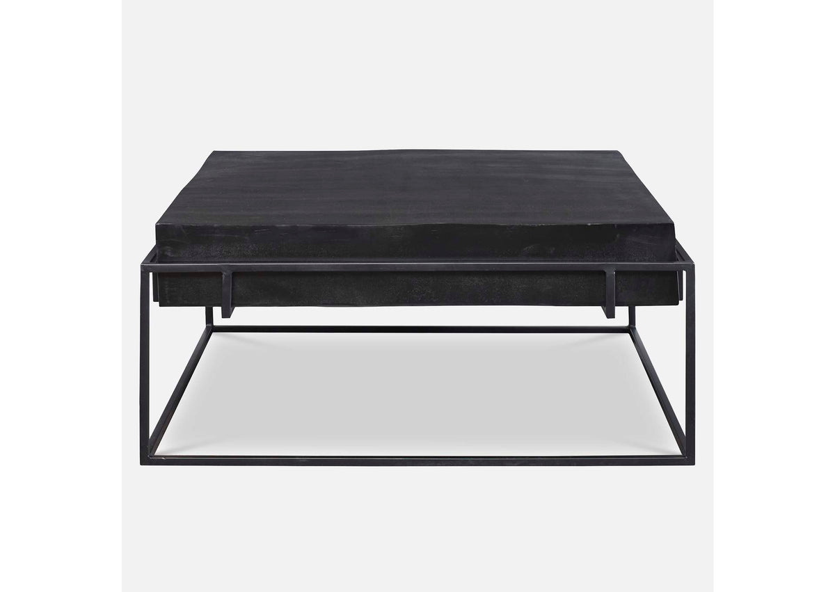 25111 Uttermost Telone Modern Black Coffee Table