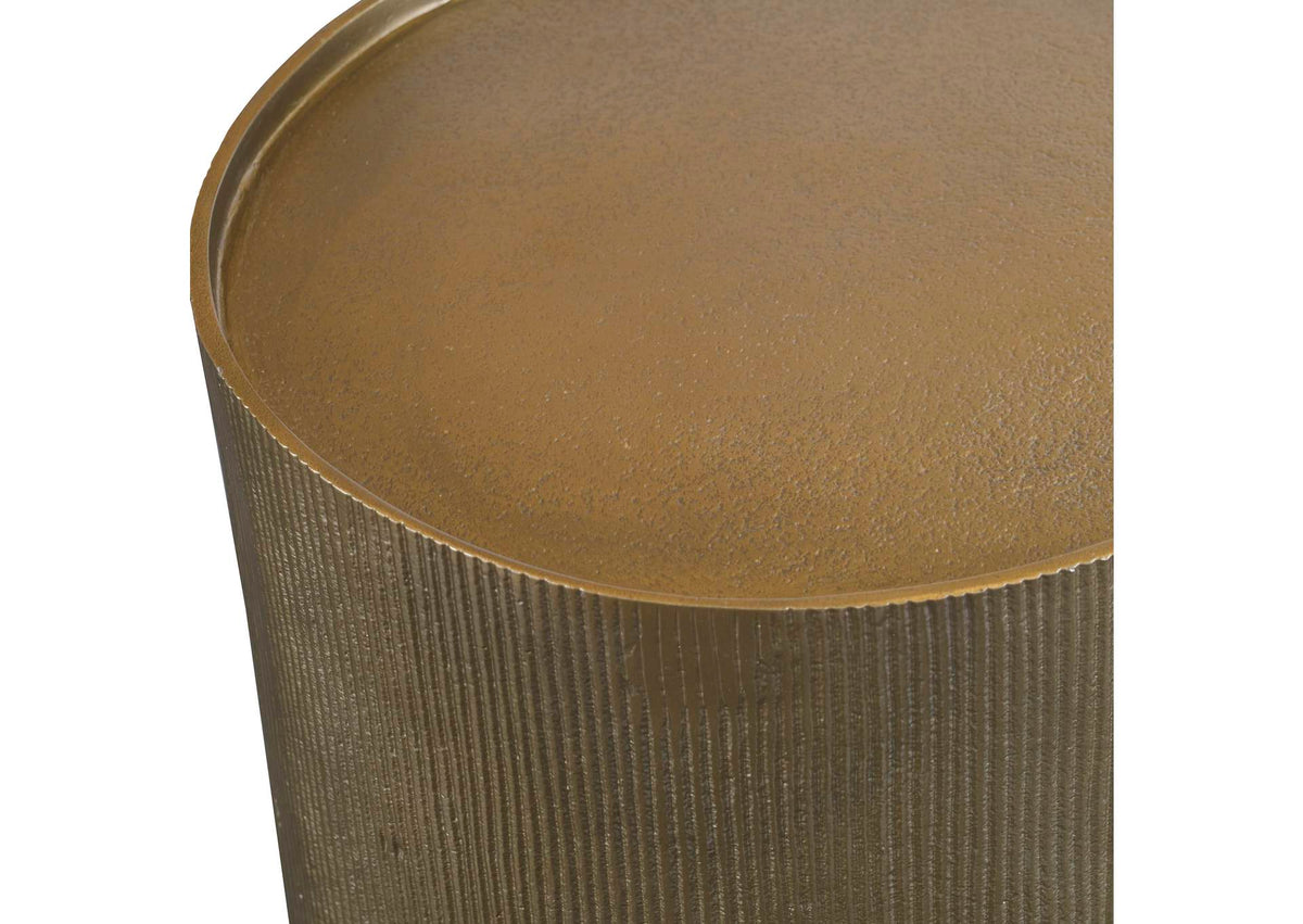 25114 Uttermost Adrina Drum Accent Table