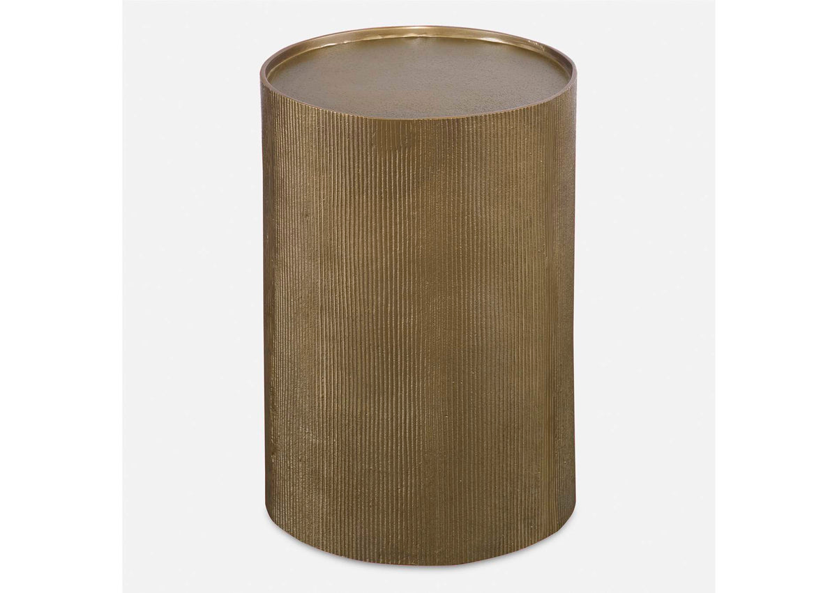 25114 Uttermost Adrina Drum Accent Table