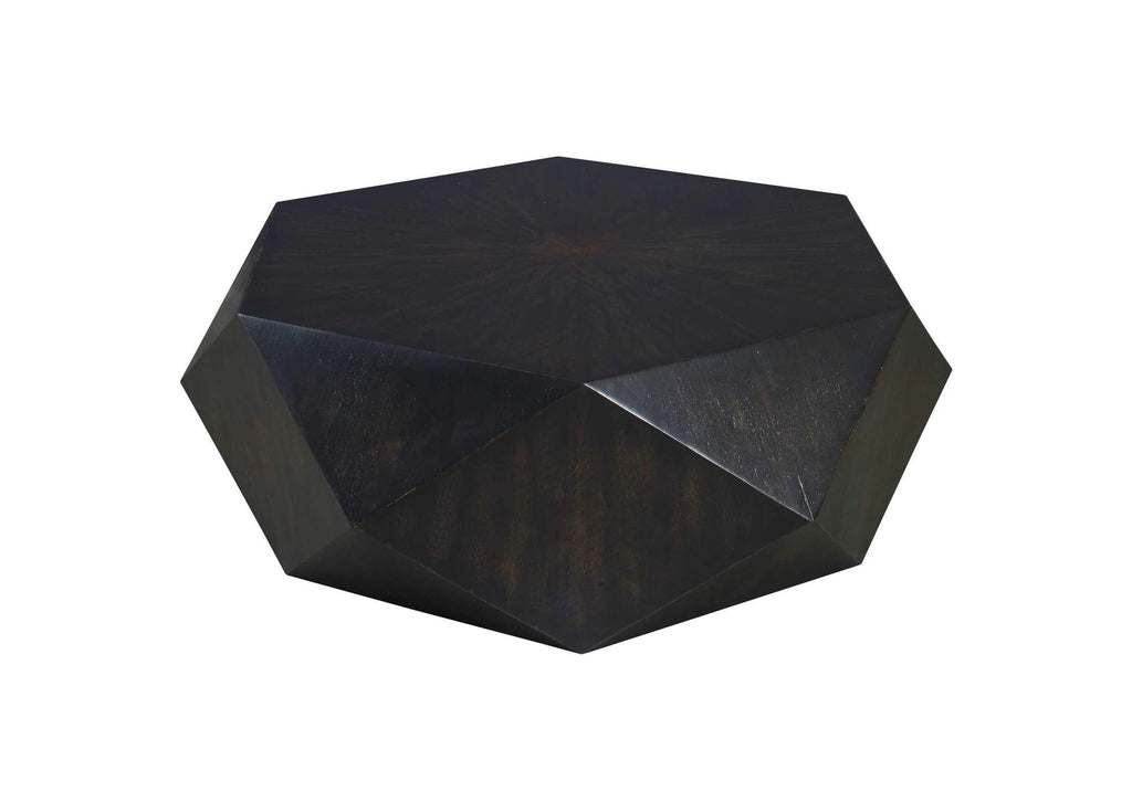 25491 Uttermost Volker Small Black Coffee Table
