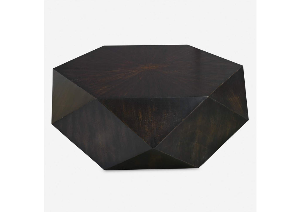 25491 Uttermost Volker Small Black Coffee Table