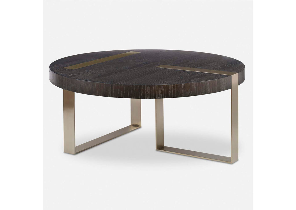 25119 Uttermost Converge Round Coffee Table