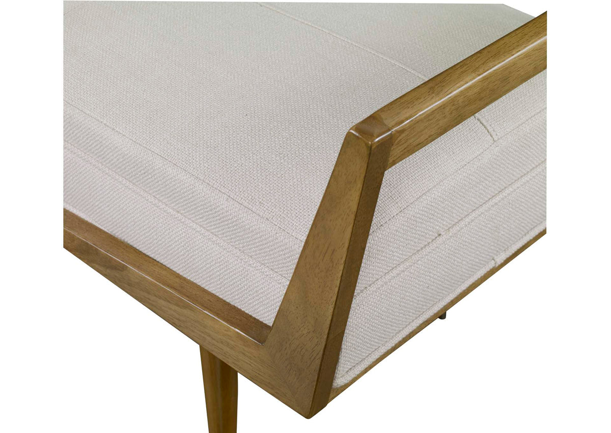 23592 Uttermost Waylon Modern Ivory Bench