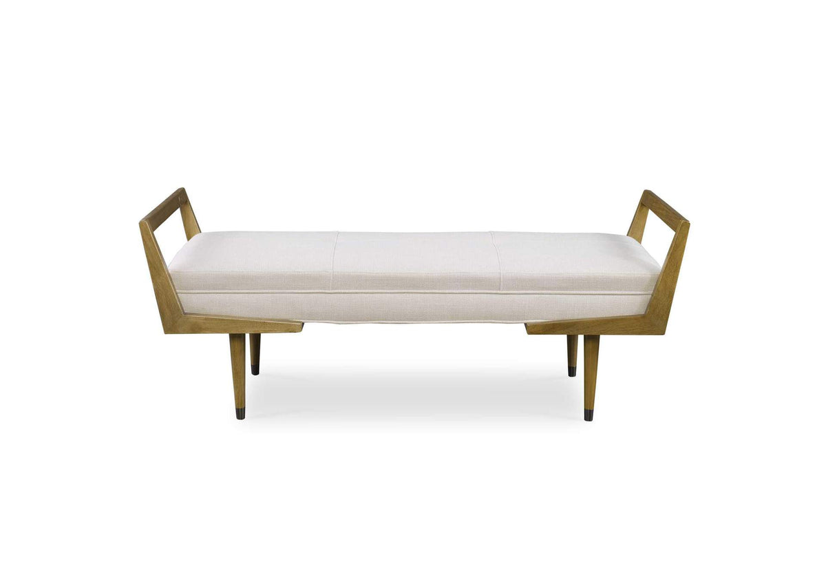 23592 Uttermost Waylon Modern Ivory Bench