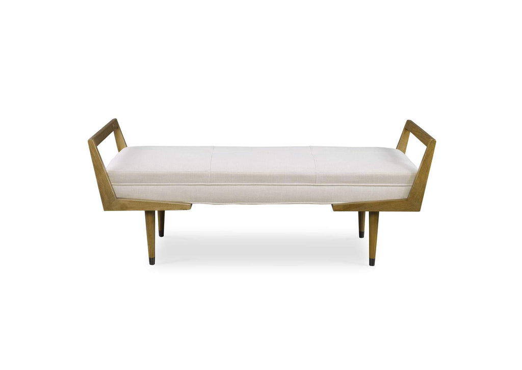 23592 Uttermost Waylon Modern Ivory Bench