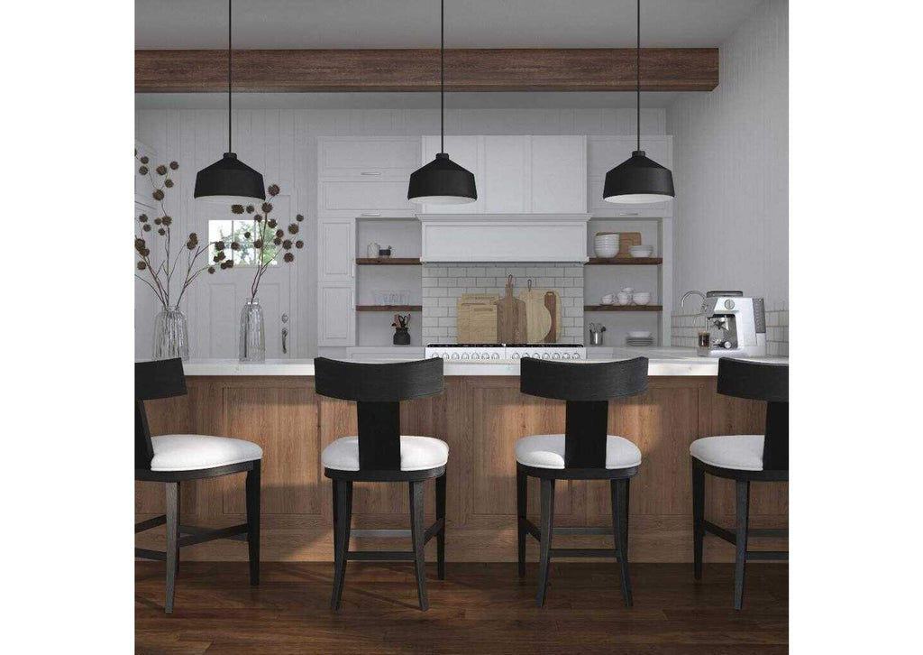 23664 Uttermost Idris Modern Wood Counter Stool