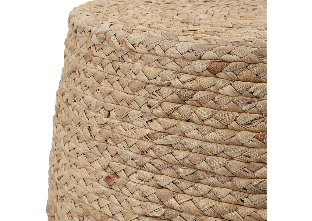 25187 Uttermost Resort Straw Accent Stool