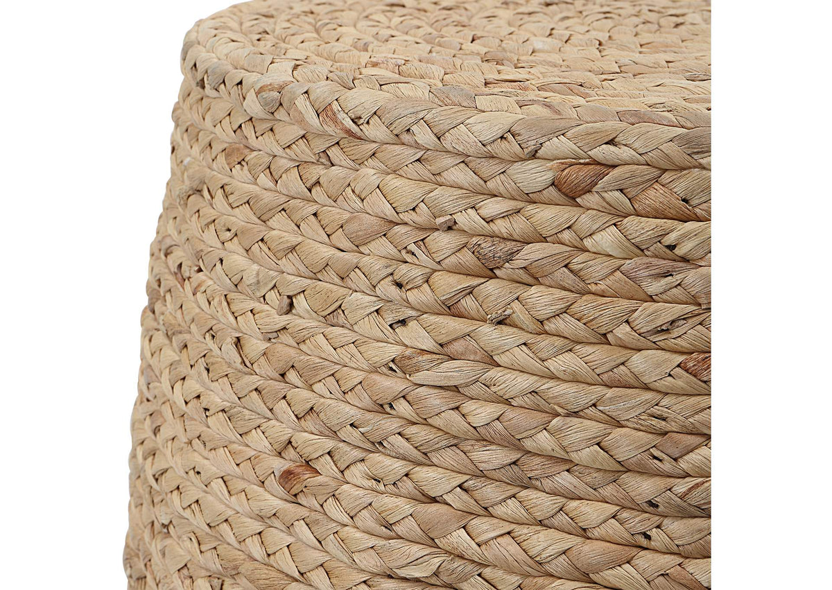 25187 Uttermost Resort Straw Accent Stool