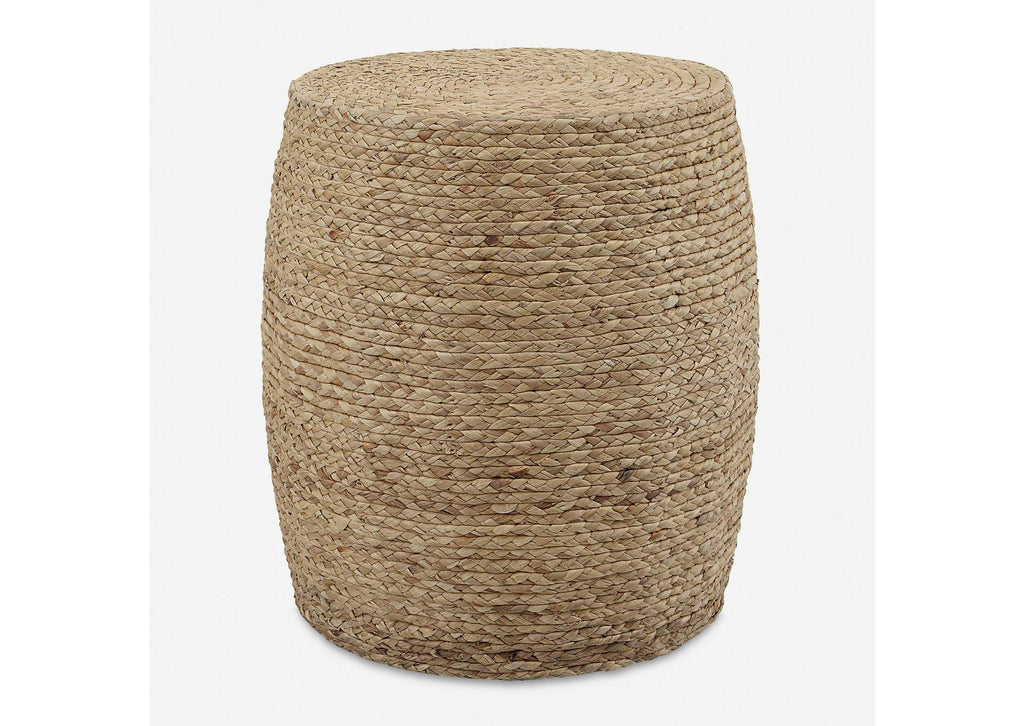 25187 Uttermost Resort Straw Accent Stool
