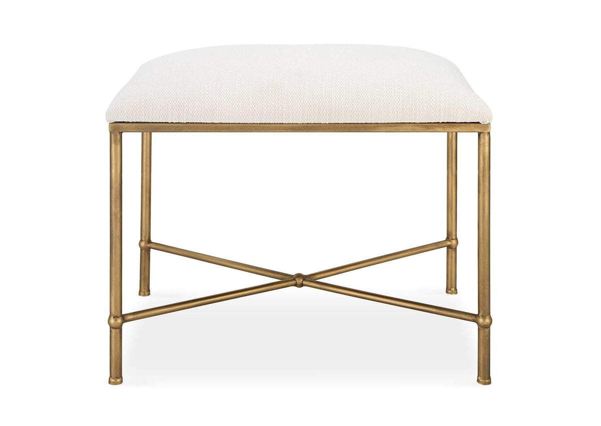23689 Uttermost Avenham Small Gold Framed Bench