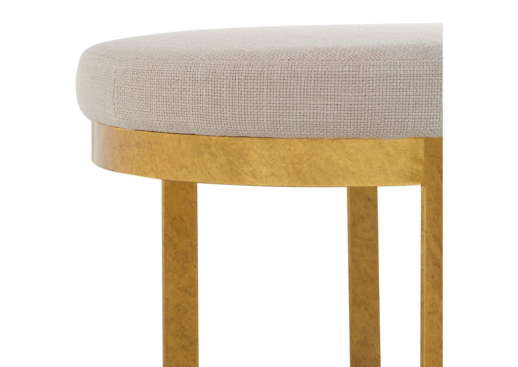 23698 Uttermost Infinity Gold Accent Stool