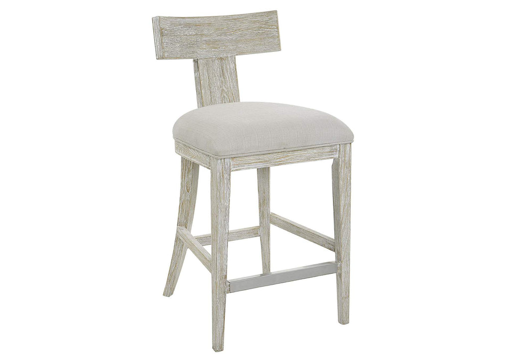 23693 Uttermost Idris White Counter Stool