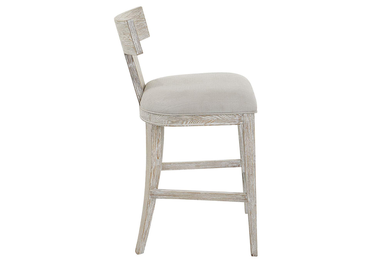 23693 Uttermost Idris White Counter Stool