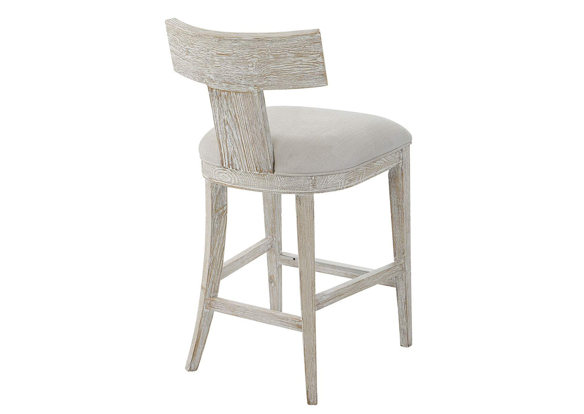23693 Uttermost Idris White Counter Stool