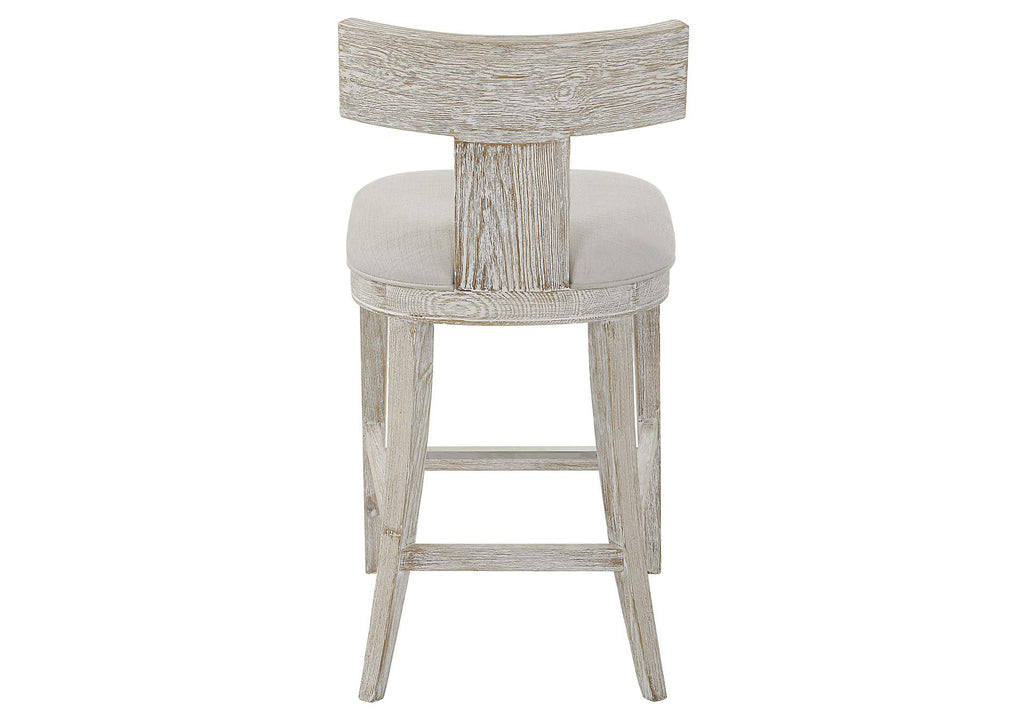 23693 Uttermost Idris White Counter Stool