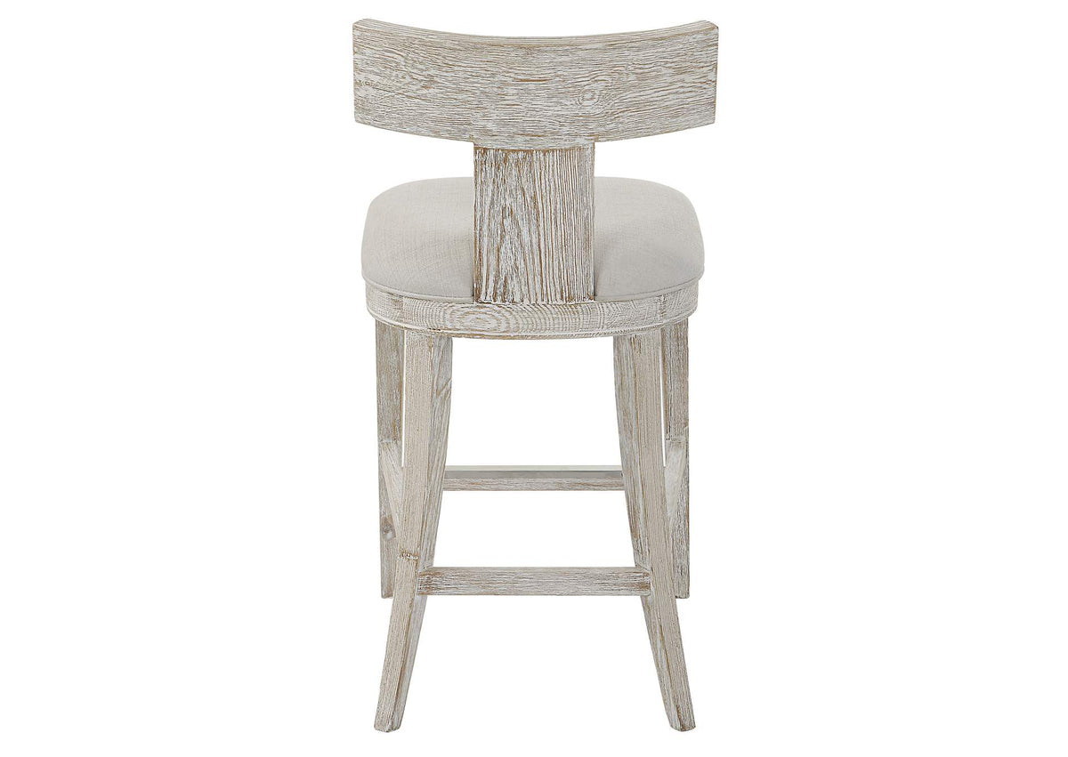 23693 Uttermost Idris White Counter Stool