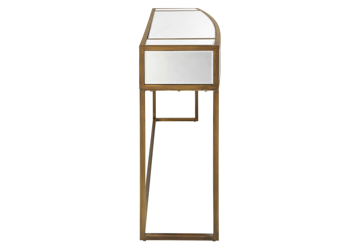 25286 Uttermost Reflect Mirrored Console Table