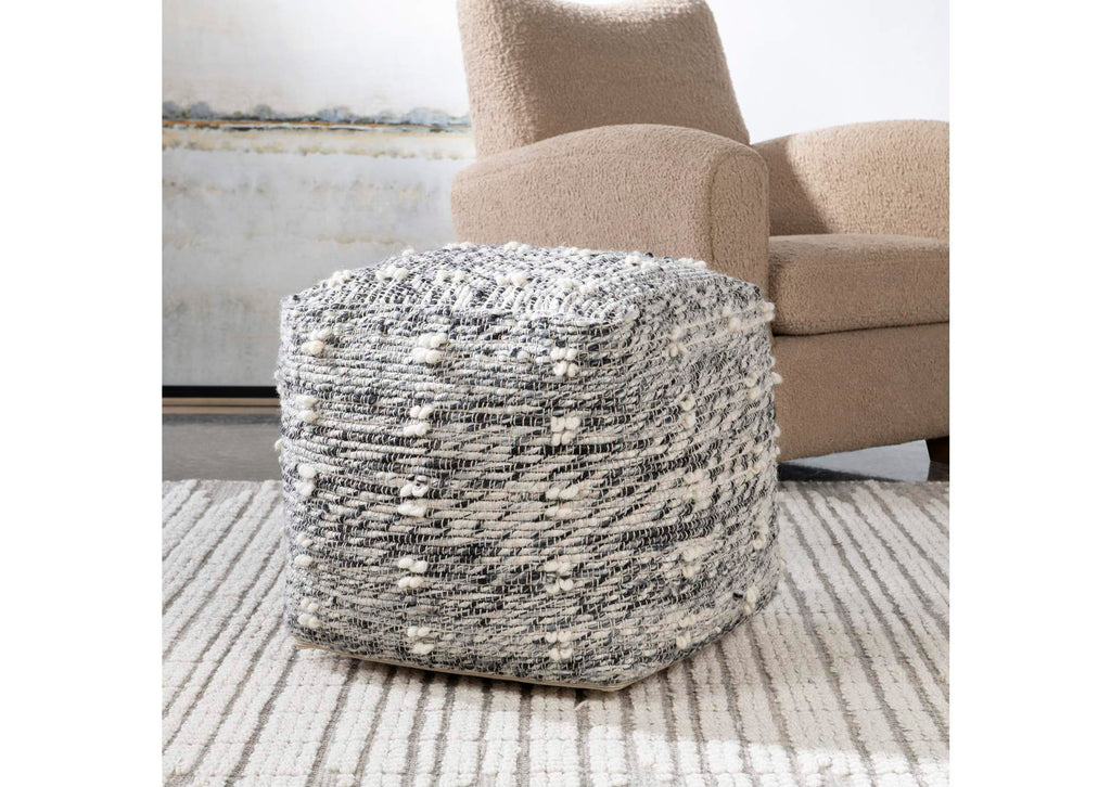 23974 Uttermost Narol Gray Pouf