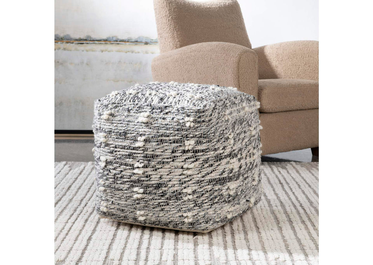 23974 Uttermost Narol Gray Pouf