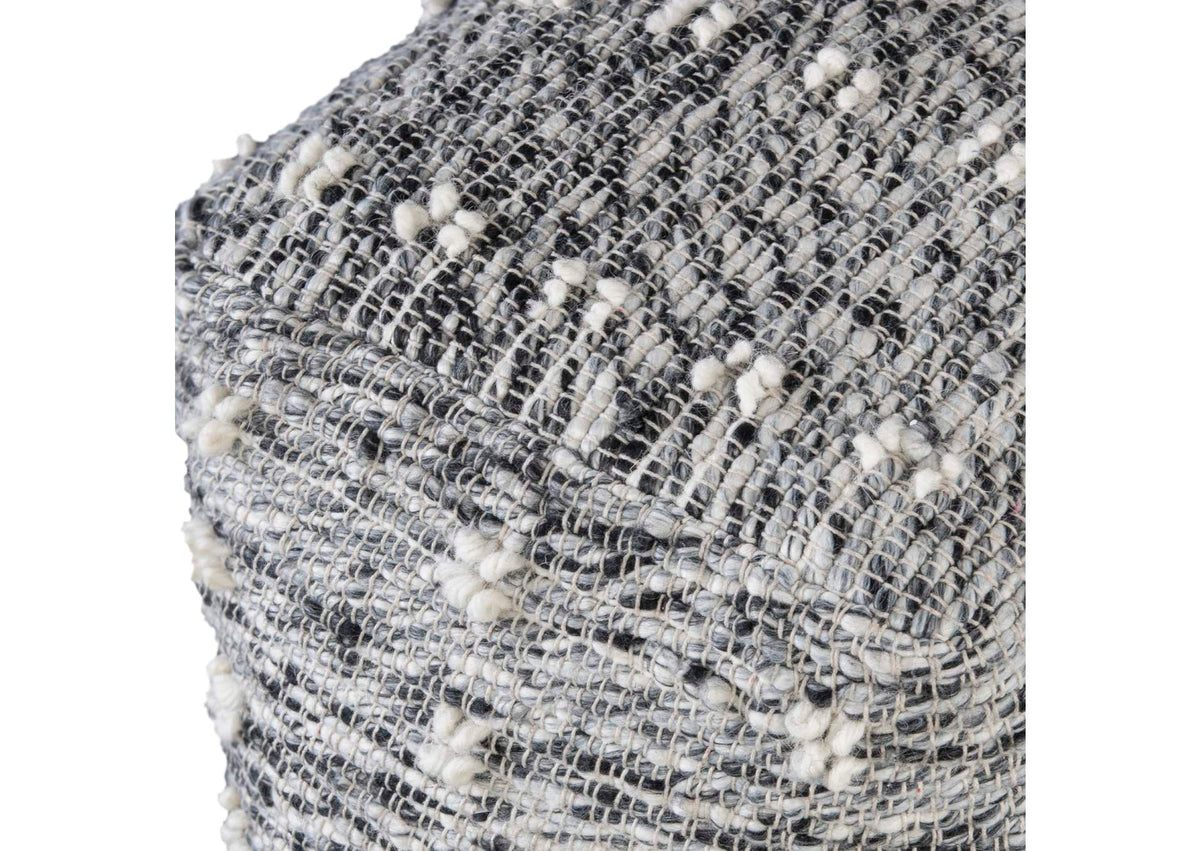 23974 Uttermost Narol Gray Pouf